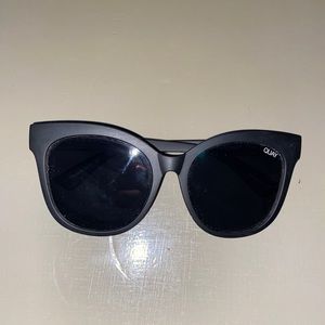 Quay “It’s My Way” Matte Black Sunglasses